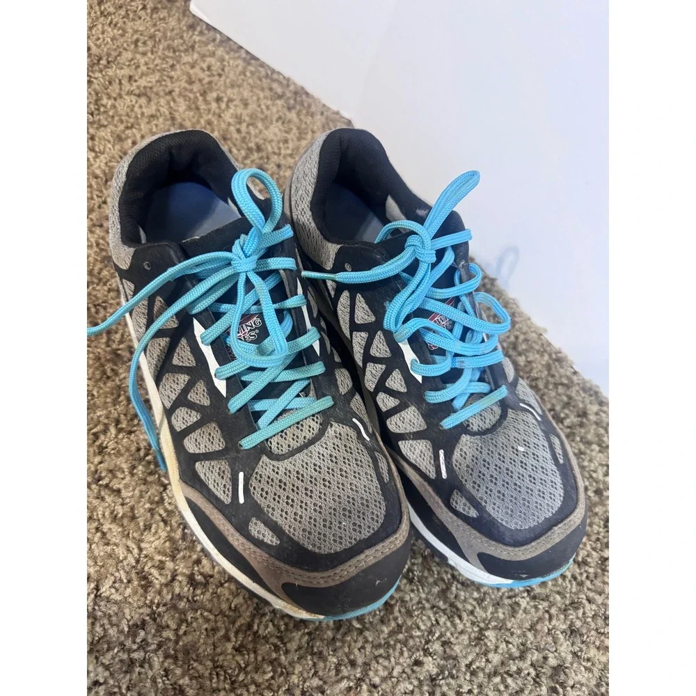 Red Wing Aluminum Toe Work Shoes Womens sz 8.5 Grey Safety Sneakers #2338